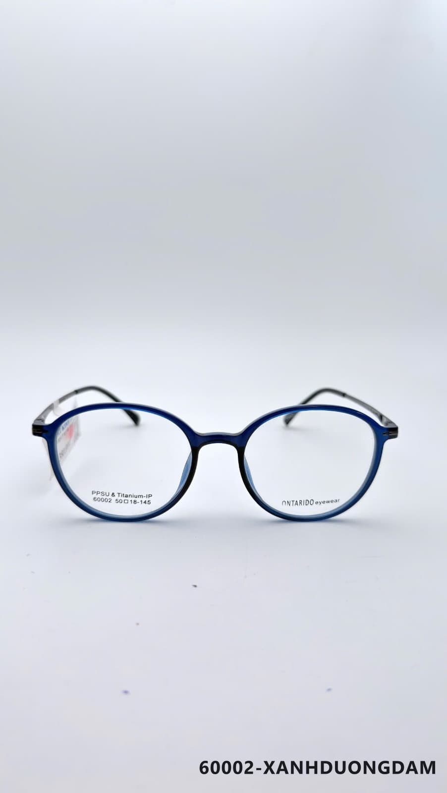 Gọng Tròn Titan xanh dương đậm (60002-XANHDUONGDAM)