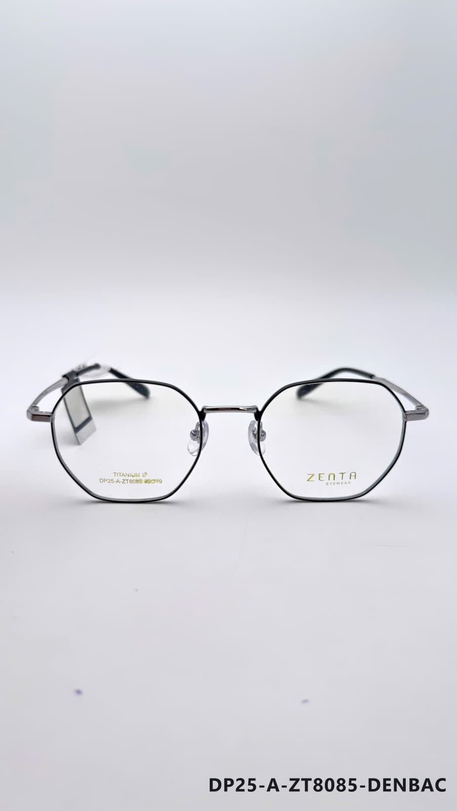 Gọng Đa giác Titan Đen bac (DP25-A-ZT8085-DENBAC)