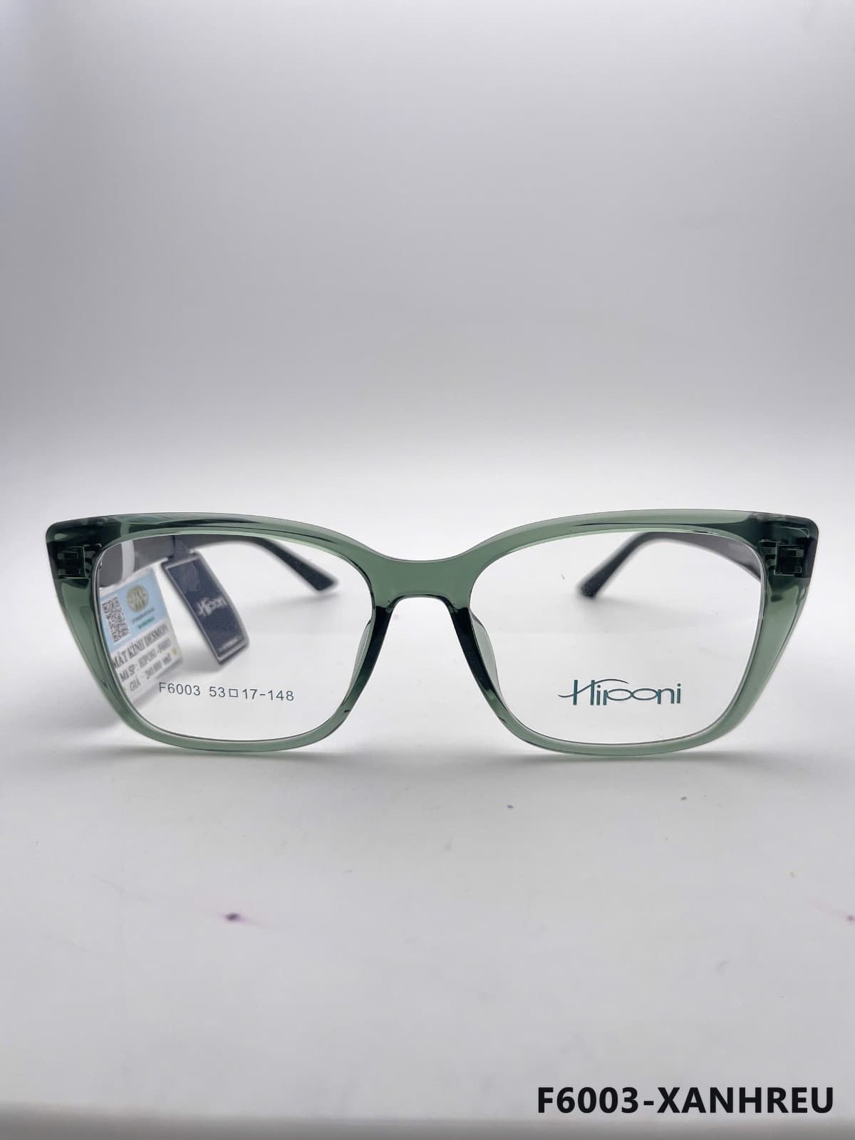Gọng Mắt mèo Nhựa Acetate Xanh rêu (F6003-XANHREU)