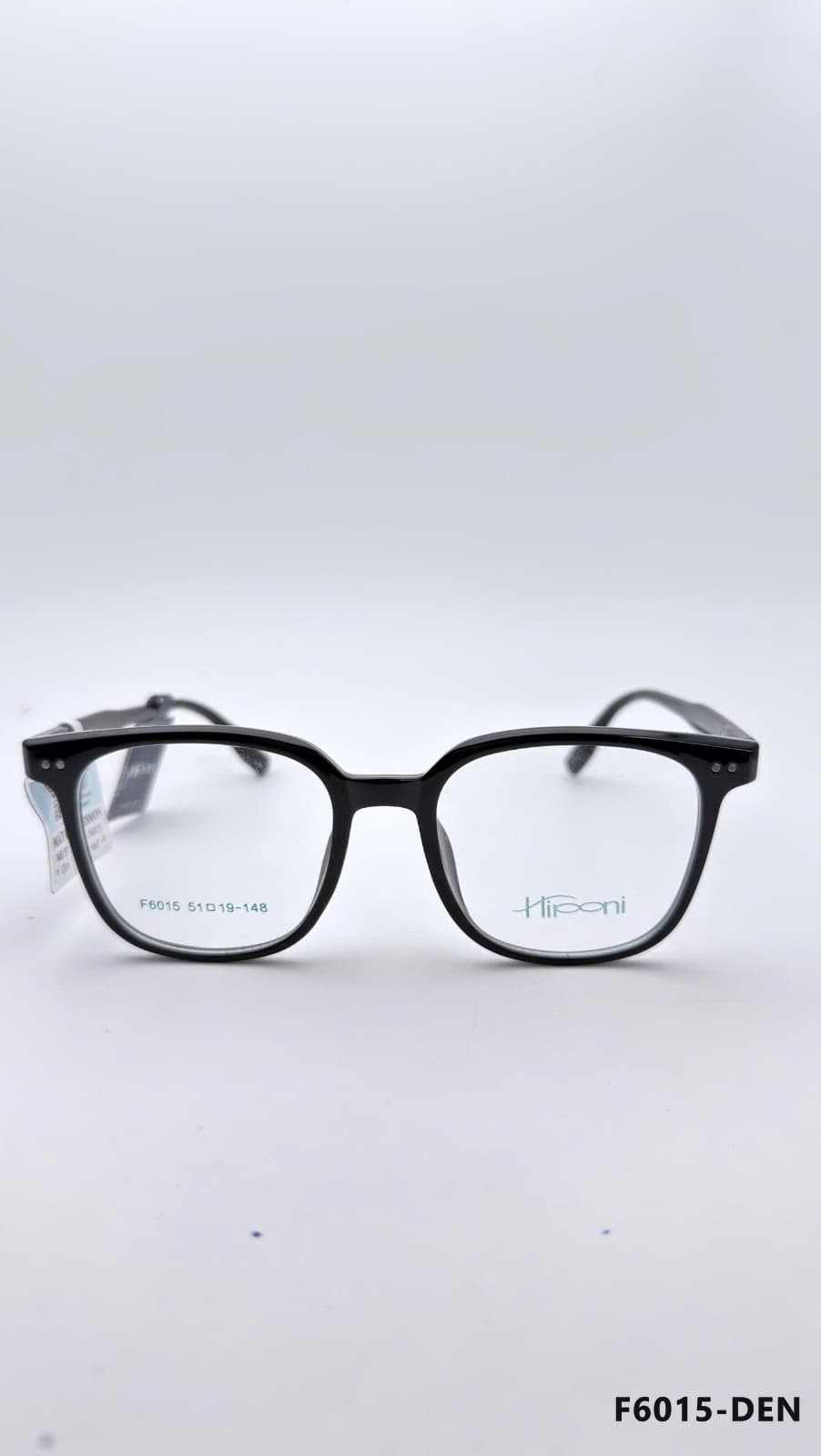Gọng Vuông Nhựa Acetate Đen (F6015-DEN)