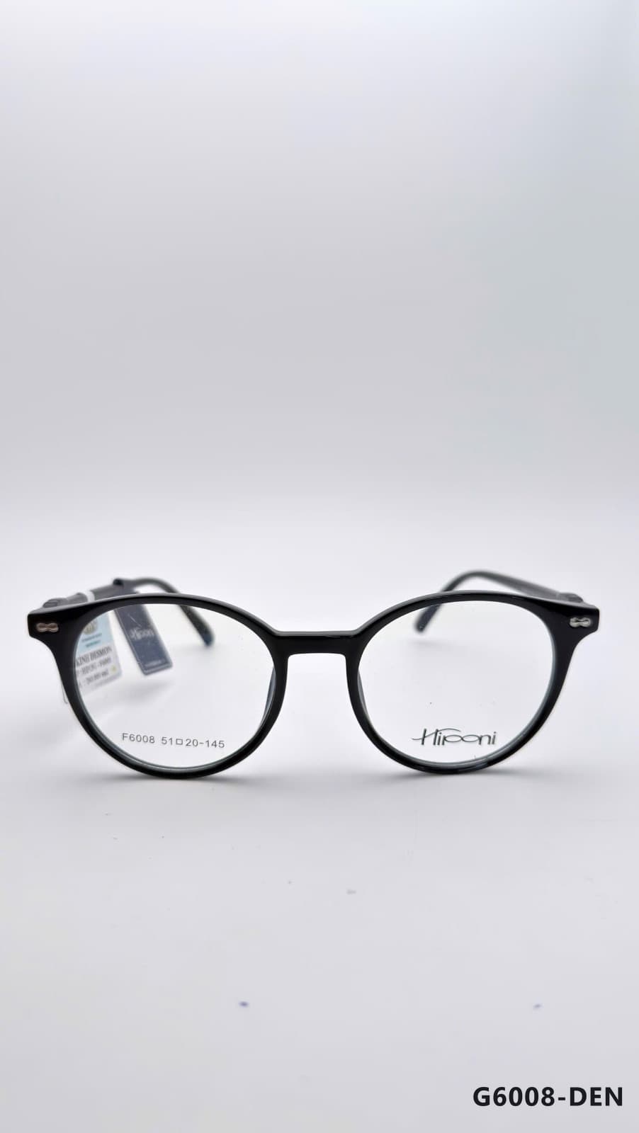 Gọng Tròn Nhựa dẻo Đen (G6008-DEN)