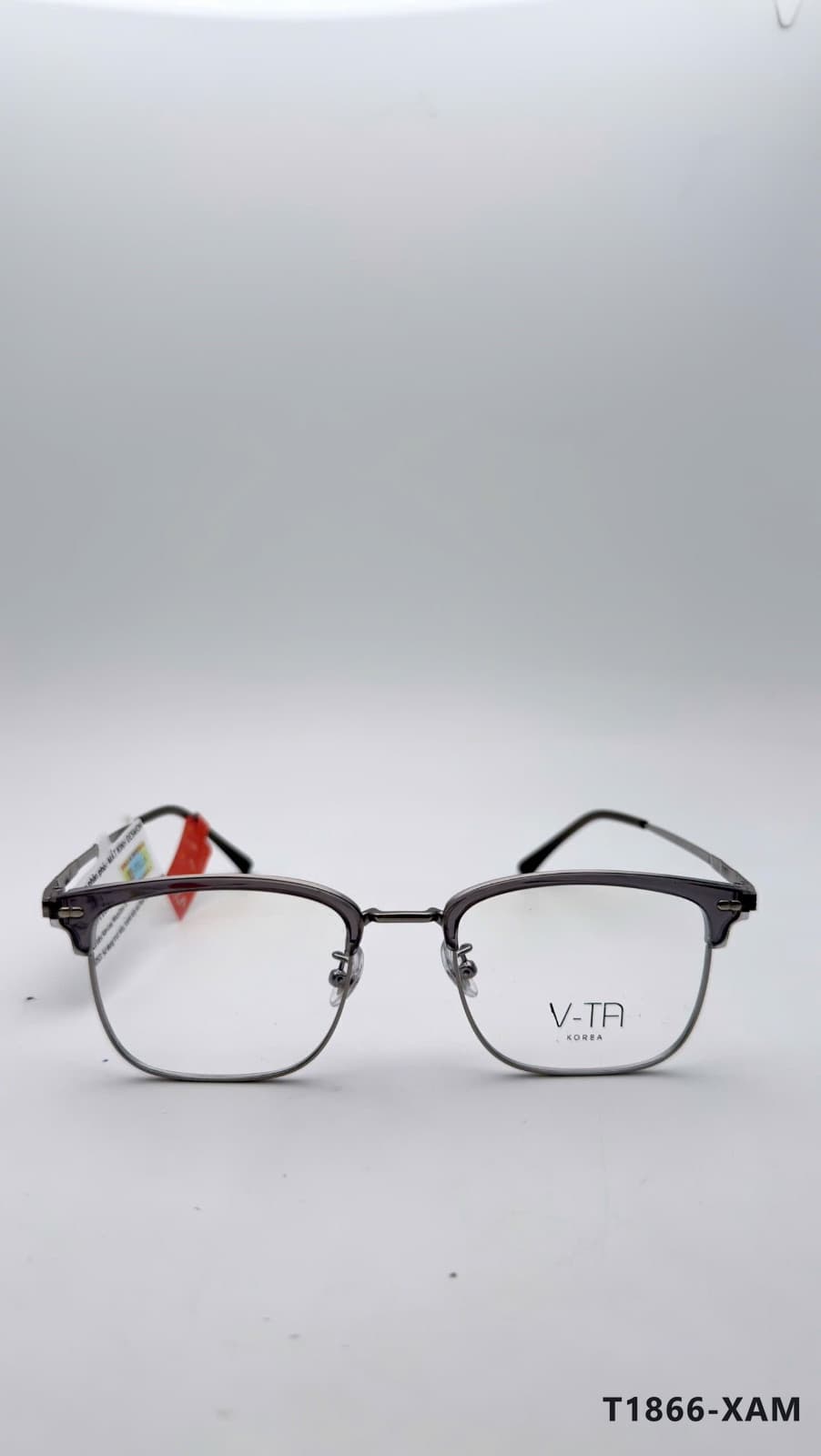 Gọng Vuông Kim loại Xám (T1866-XAM)