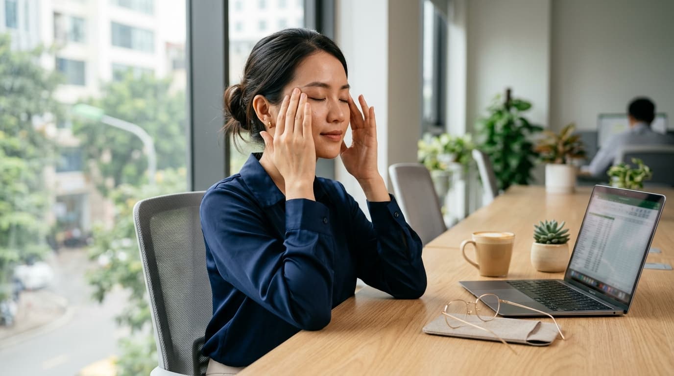 5 bài tập massage mắt 3 phút mỗi ngày: Giảm căng cơ điều tiết và phòng ngừa tăng độ cận