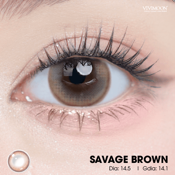 Savage Brown - Vivimoon Breathable Contact Lens Savage Brown
