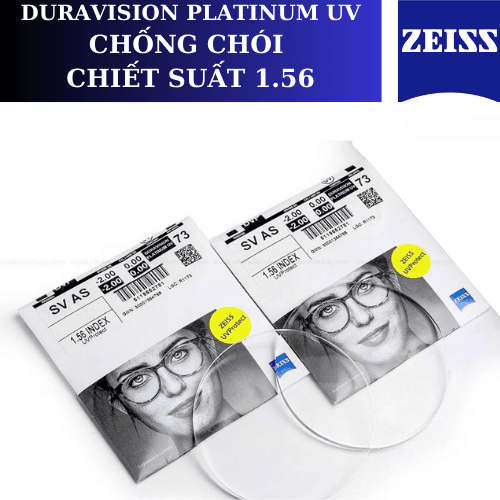 TRÒNG KÍNH CHỐNG CHÓI DURAVISION® PLATINUM ZEISS 1.56