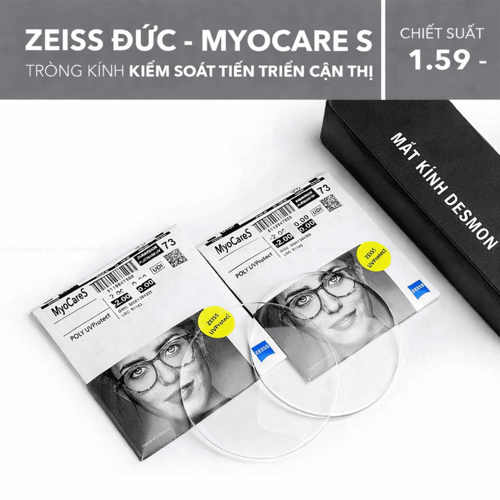 TRÒNG KÍNH KIỂM SOÁT TIẾN TRIỂN CẬN THỊ ZEISS MYOCARE S 1.59