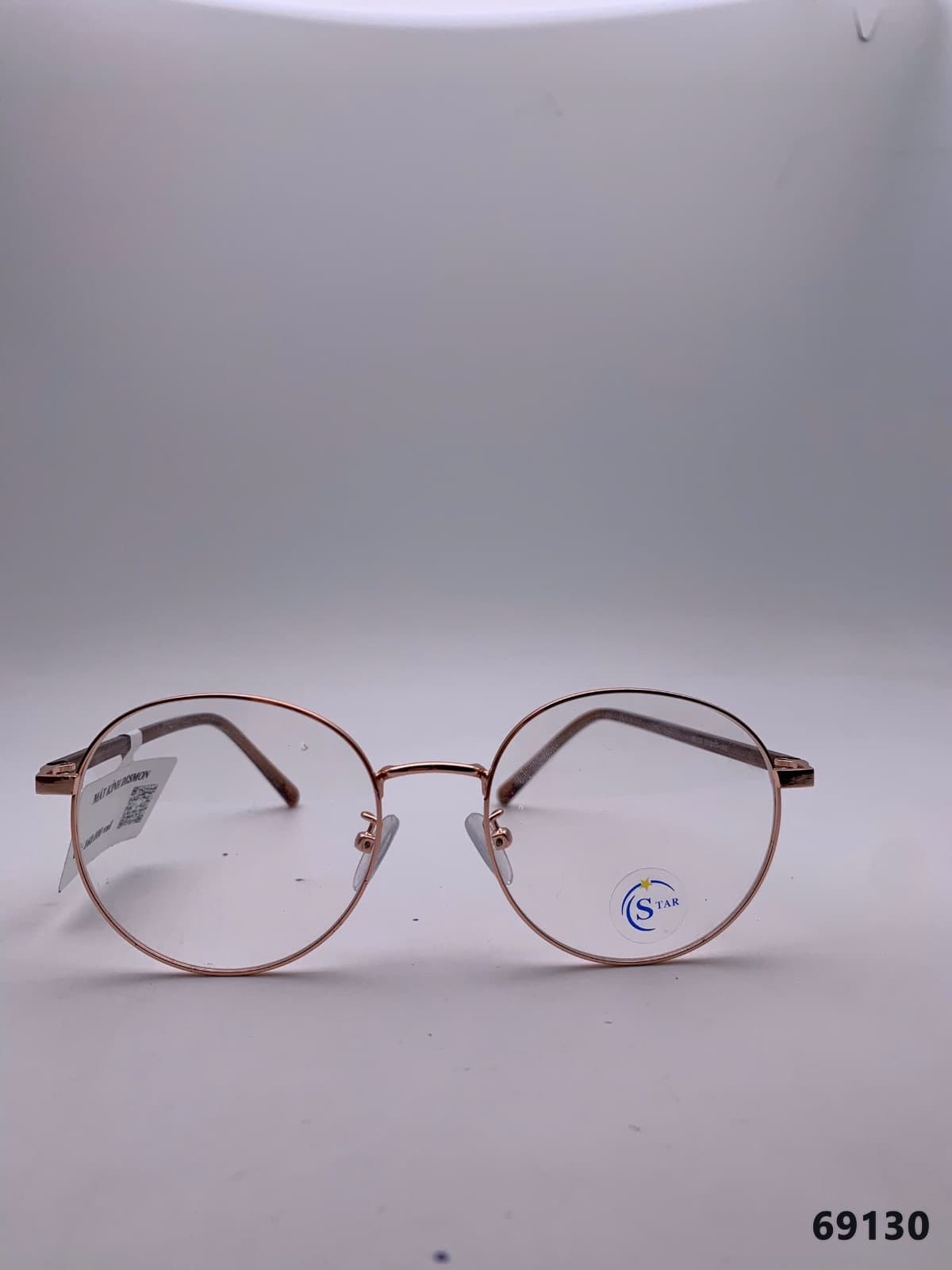 Gọng tròn kim loại vàng (69130-VANG)
