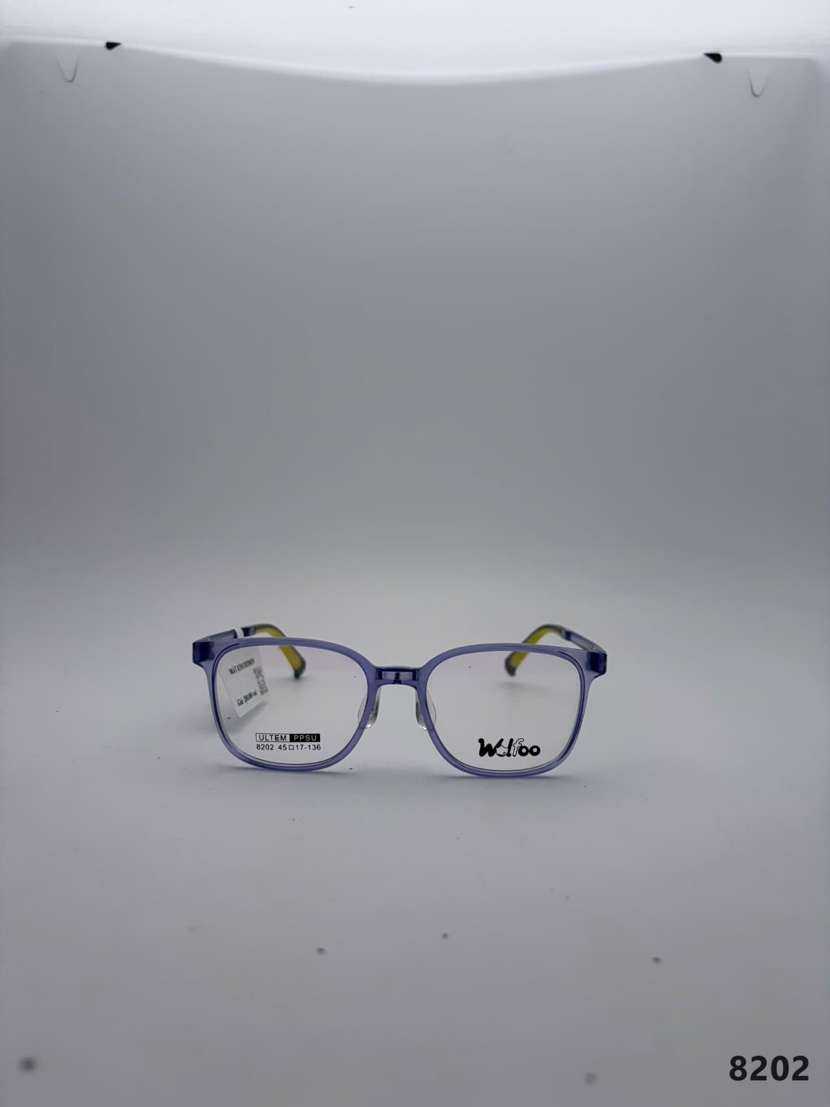 Gọng vuông nhựa dẻo tím (8202-TIM)