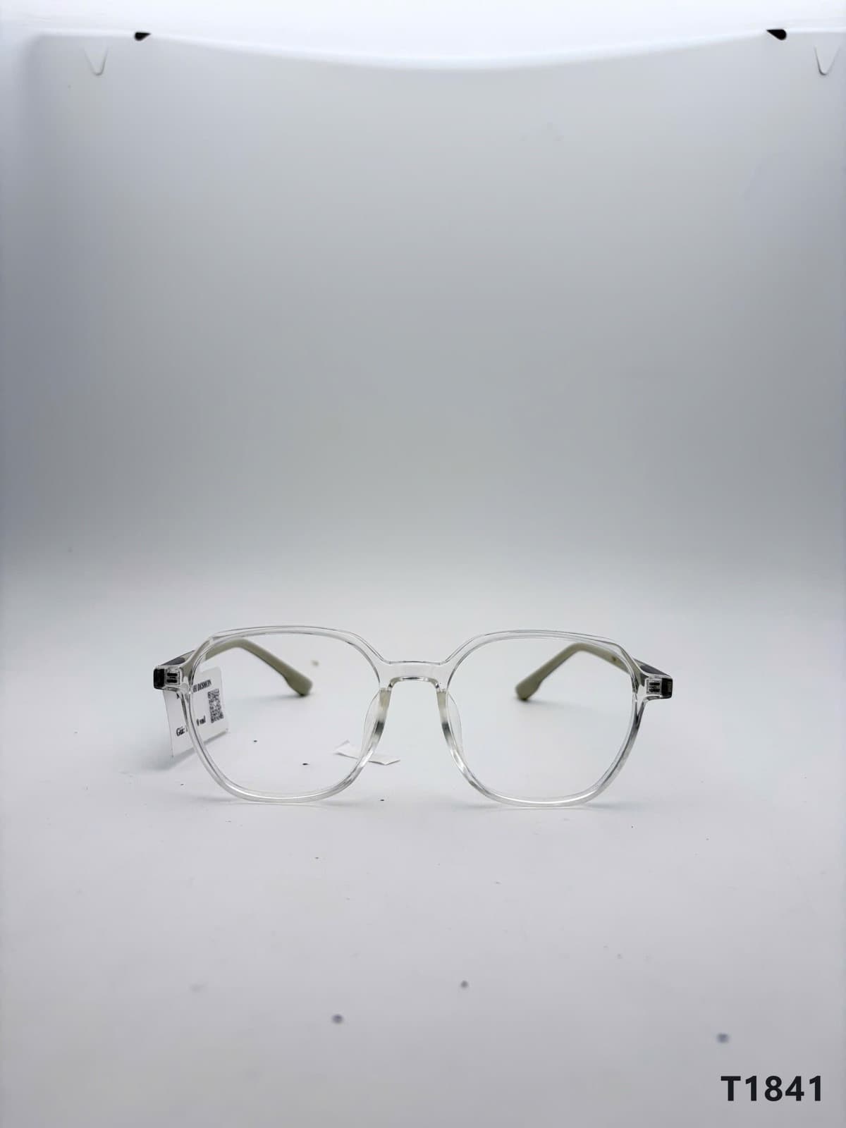 Gọng Đa giác Nhựa Acetate Trong suốt (T1841-TRONG)