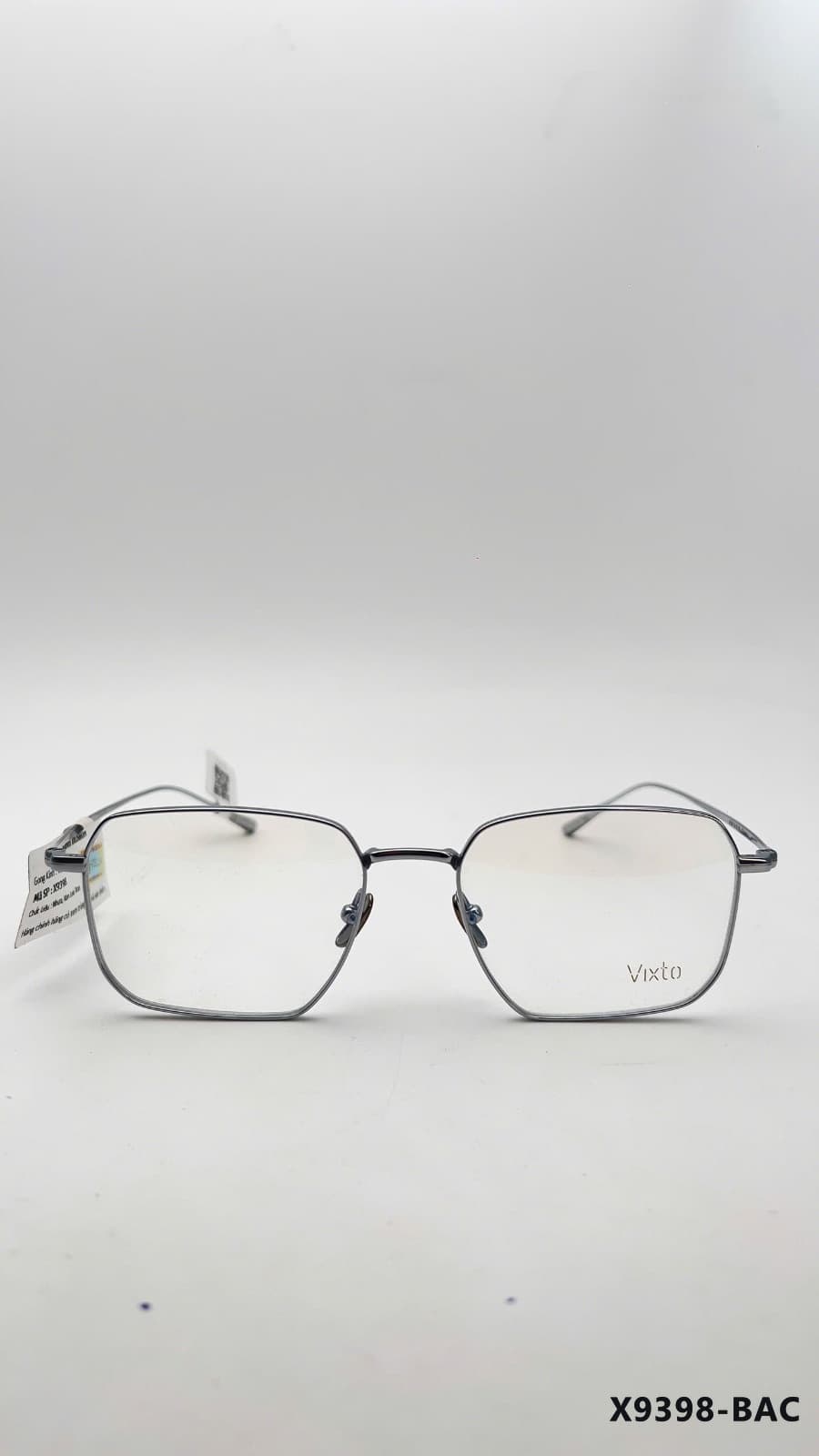 Gọng Chữ nhật Titan Bạc (X9398-BAC)