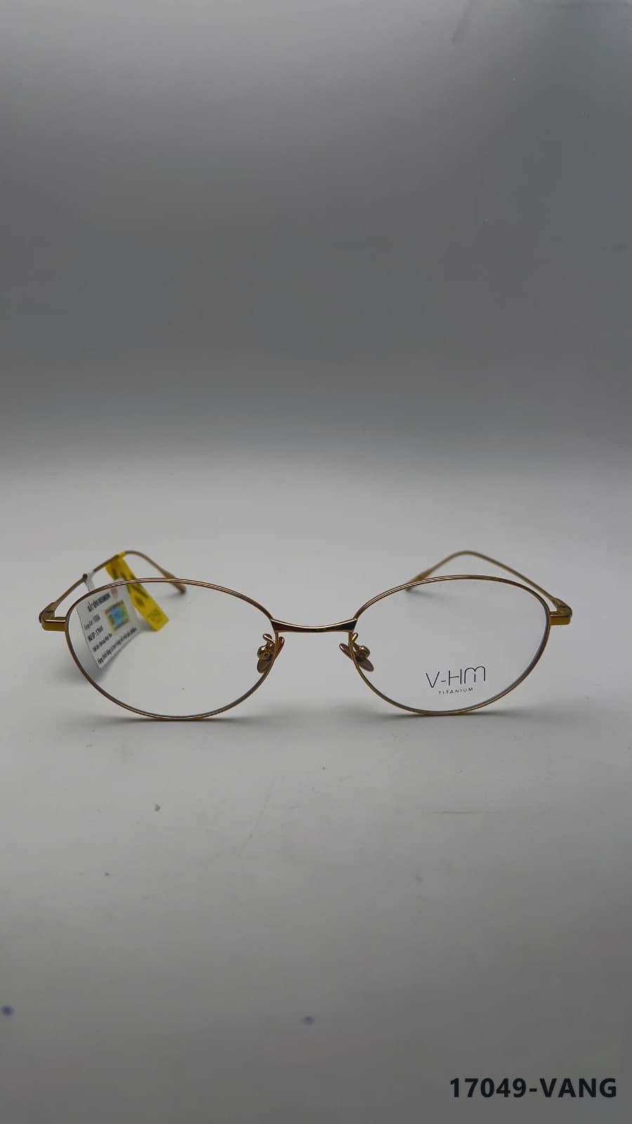 Gọng Oval Kim loại Vàng (17049-VANG)
