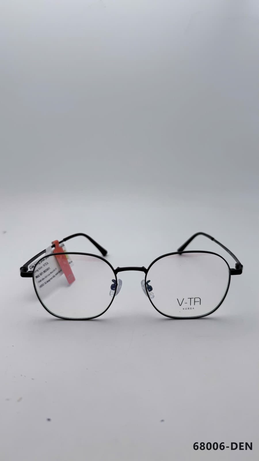 Gọng Đa giác Kim loại Đen (68006-DEN)