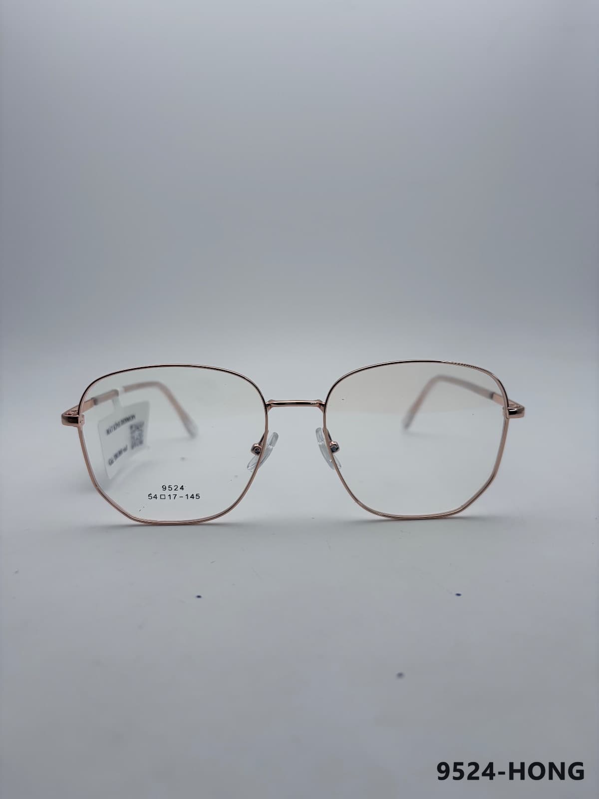 Gọng Đa giác Kim loại Hồng (9524-HONG)