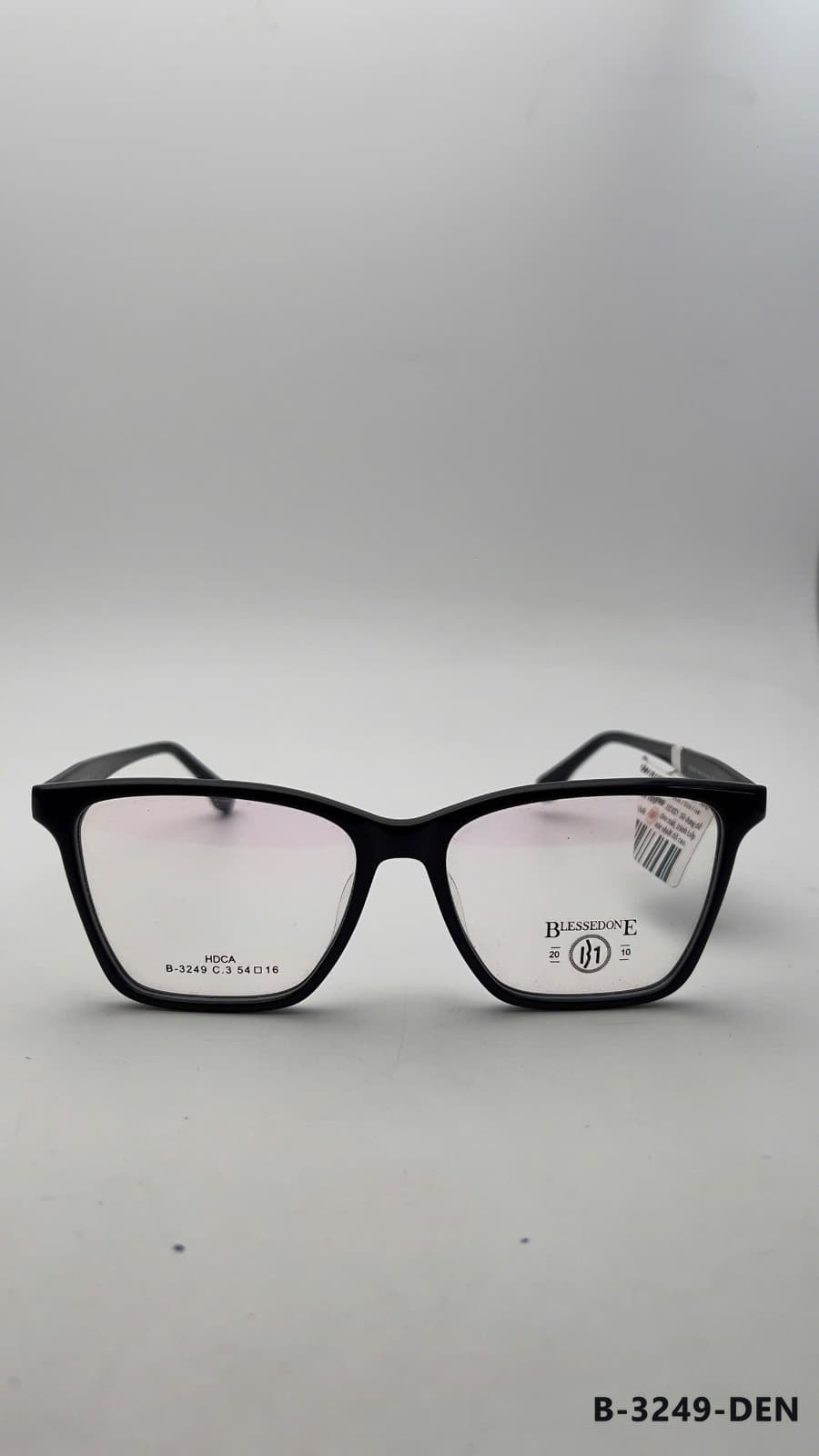 Gọng Đa giác Nhựa Acetate Đen (B-3249-DEN)