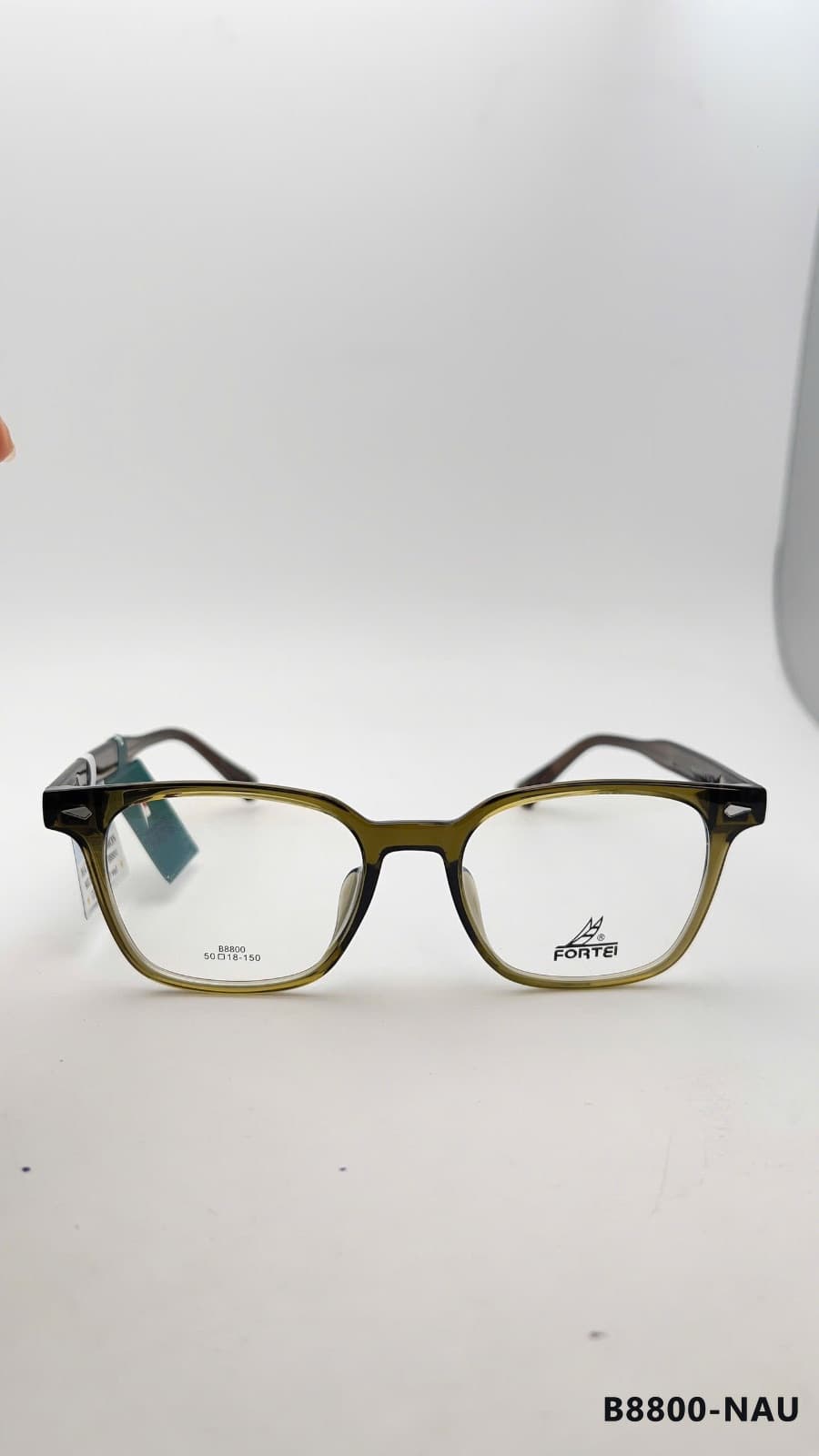Gọng Vuông Nhựa Acetate Nâu (B8800-NAU)