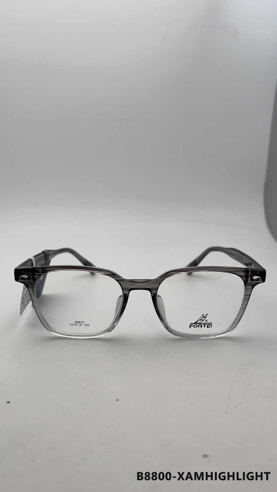 Gọng Chữ nhật Nhựa Acetate Xam highlight (B8800-XAMHIGHLIGHT)