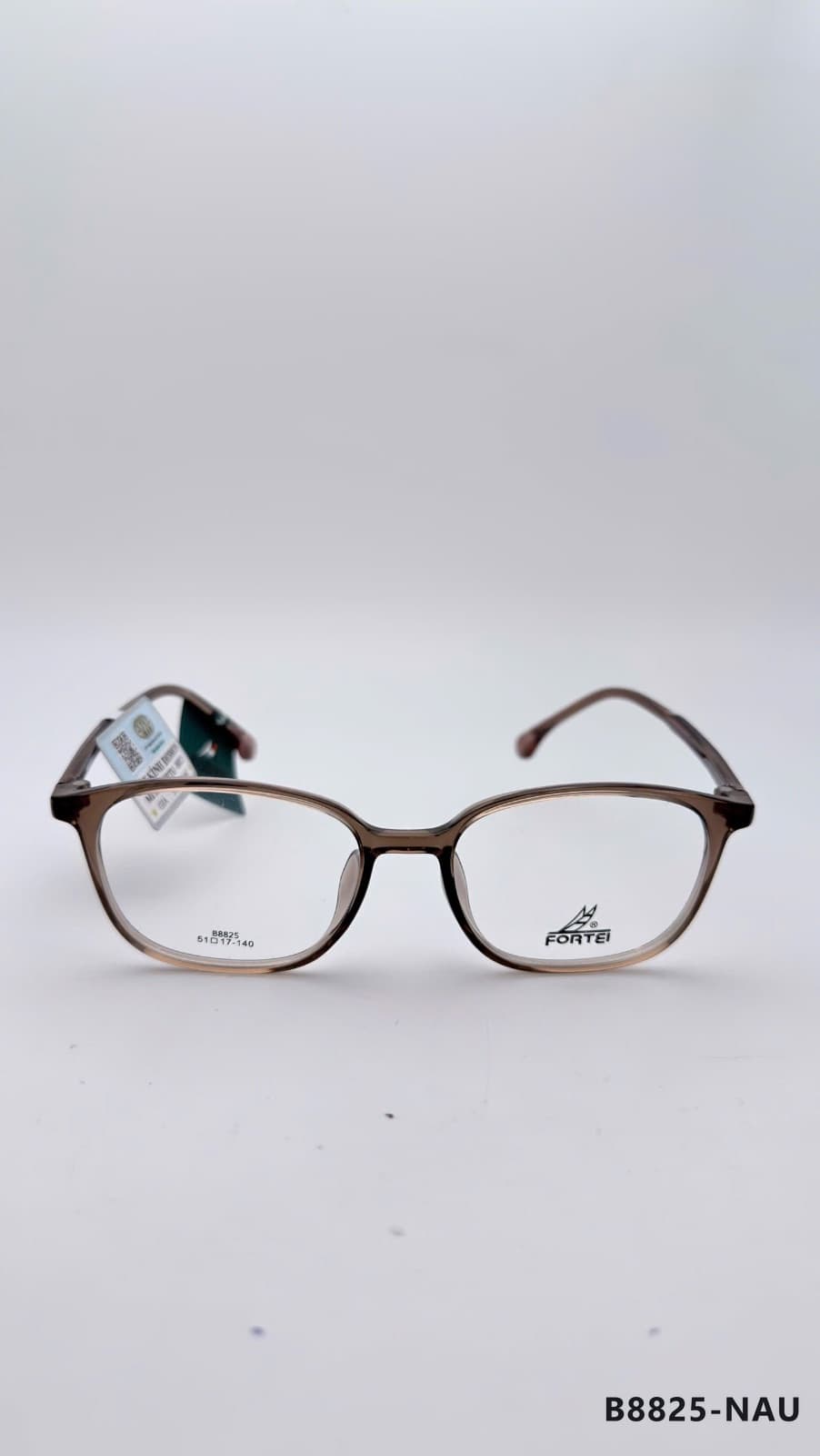 Gọng Chữ nhật Nhựa dẻo Nâu (B8825-NAU)