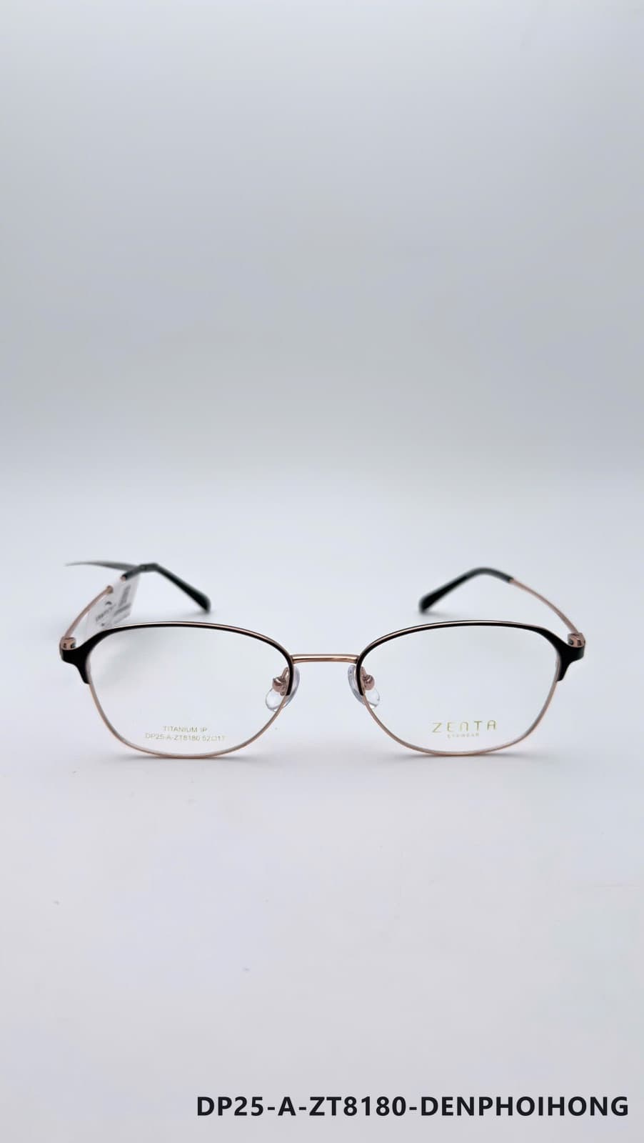 Gọng Mắt mèo Titan Đen phối hồng (DP25-A-ZT8180-DENPHOIHONG)