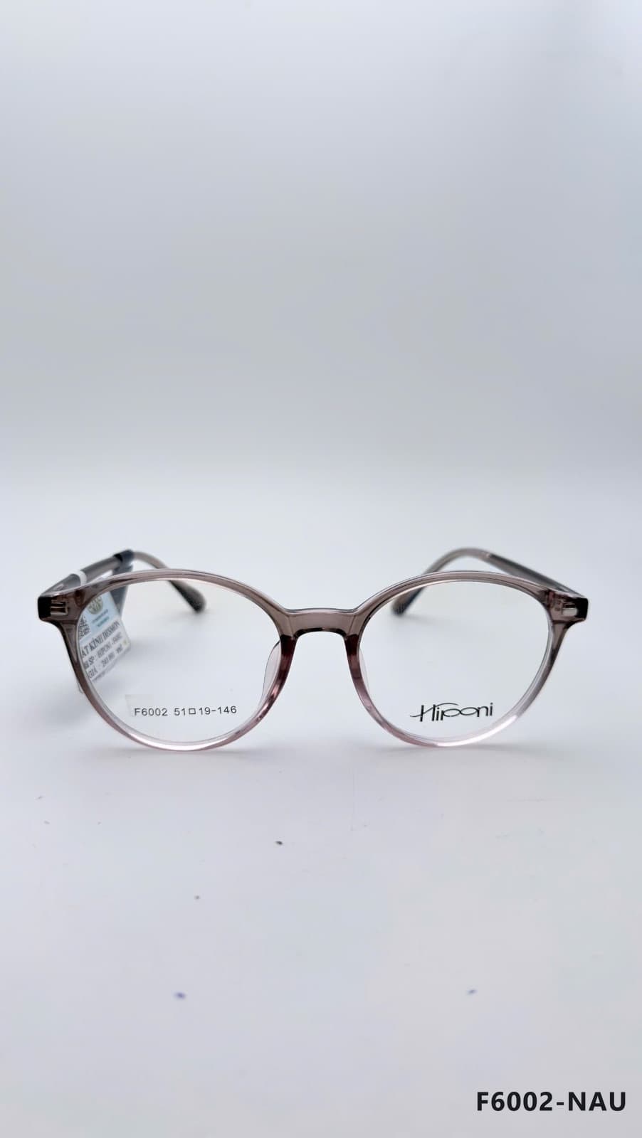 Gọng Tròn Nhựa dẻo Nâu (F6002-NAU)