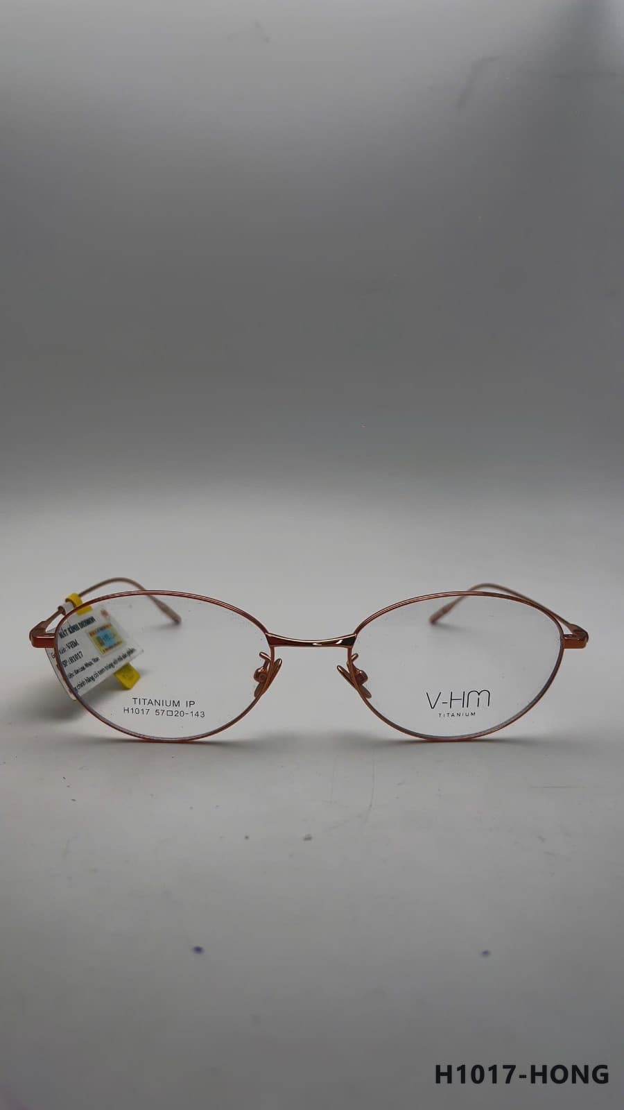 Gọng Oval Kim loại Hồng (H1017-HONG)