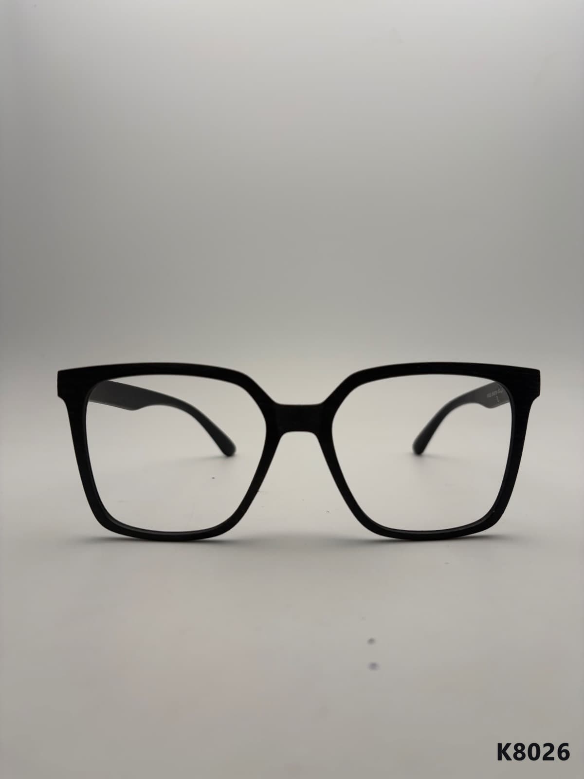 Gọng Vuông Nhựa Plastic đen nhám (K8026-DENNHAM)