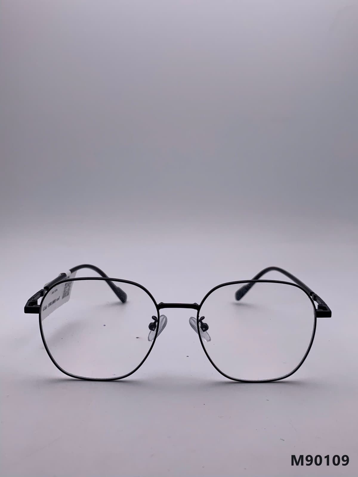 Gọng đa giác kim loại đen (M90109-DEN)