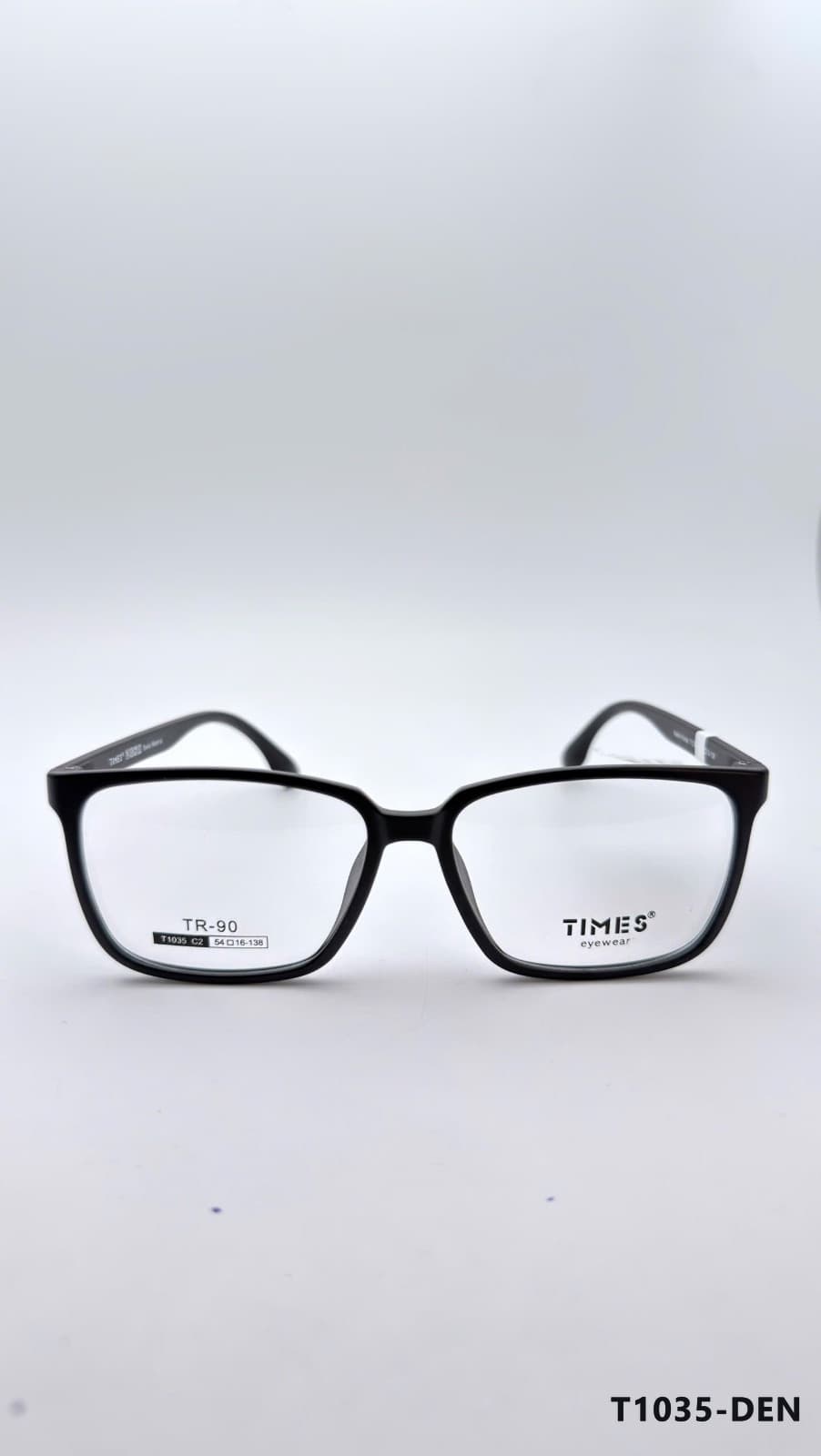 Gọng Vuông Nhựa dẻo Đen (T1035-DEN)