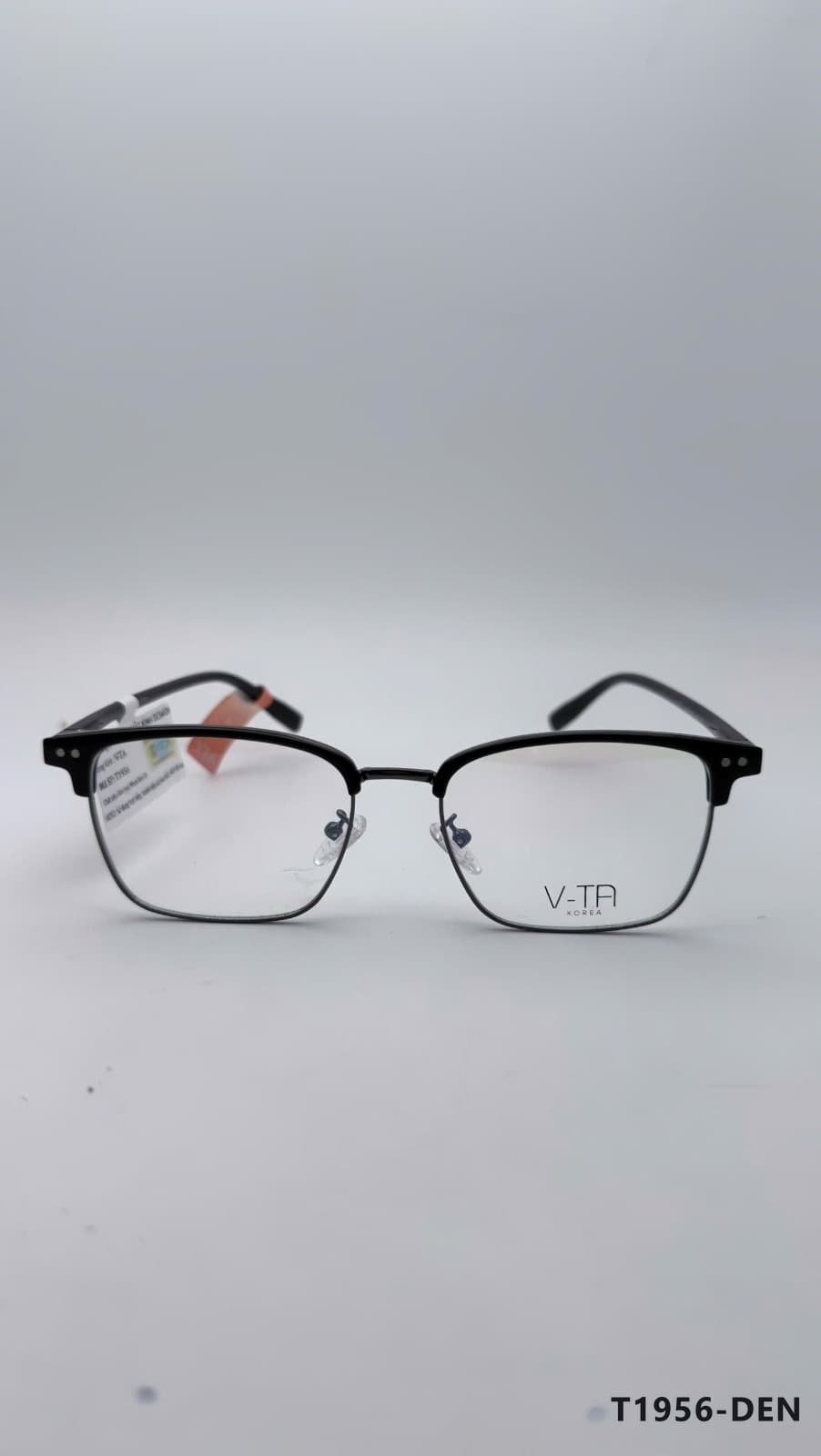Gọng Chữ nhật Kim loại Đen (T1956-DEN)