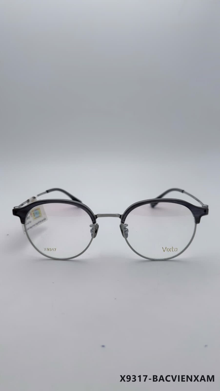 Gọng Tròn Kim loại phối nhựa Bacvienxam (X9317-BACVIENXAM)