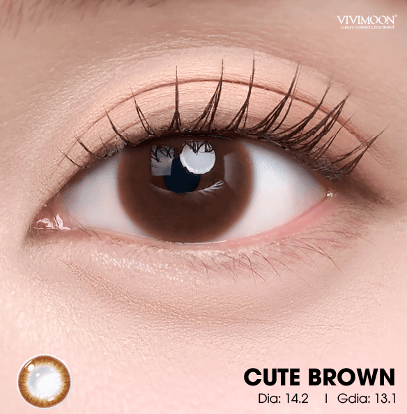 CUTE BROWN - Vivimoon Breathable Lens CUTE BROWN