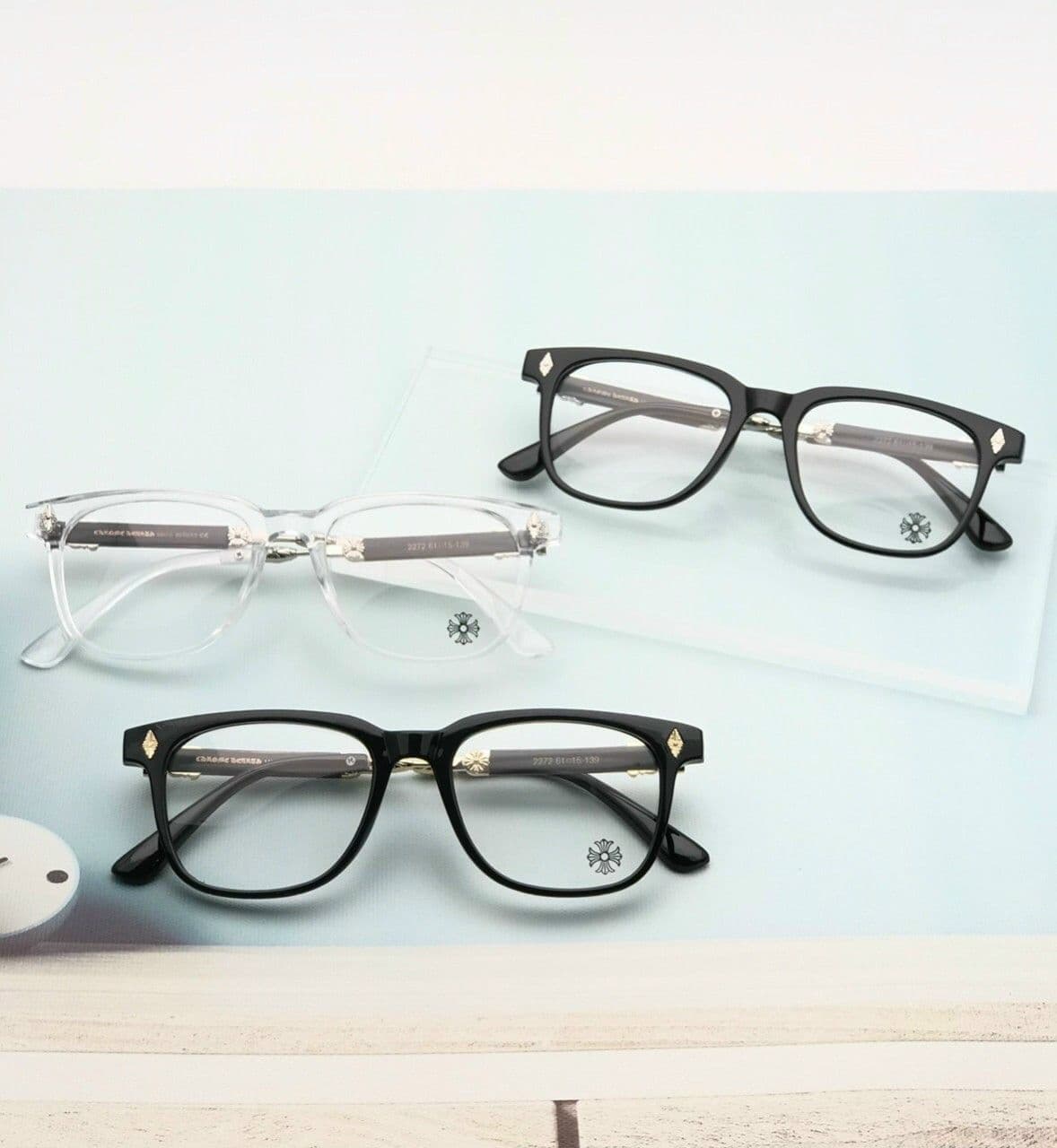 GỌNG KÍNH MẮT VUÔNG DESIGN.CHROME HEART DESON 2272