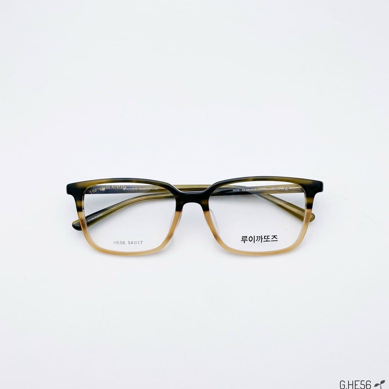 GỌNG KÍNH MẮT VUÔNG DESIGN. NHỰA CAO CẤP ACETATE HE56
