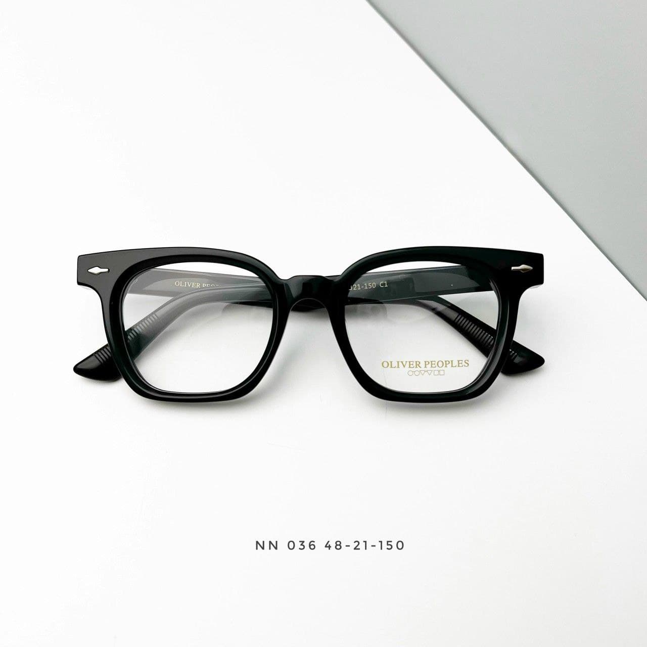 GỌNG KÍNH MẮT VUÔNG DESIGN. NHỰA CAO CẤP ACETATE NN 036