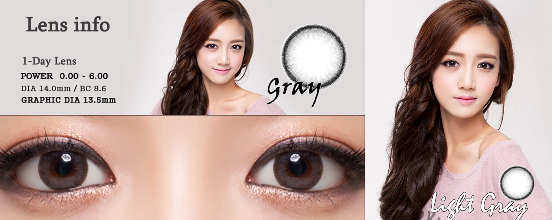 KÍNH ÁP TRÒNG 1 NGÀY MÀU XÁM . LIGHT GRAY 1 DAY