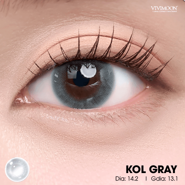 KOL Gray - Vivimoon Breathable Contact Lens KOL GRAY