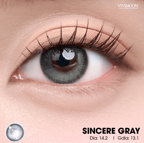 Sincere Gray- Kính áp tròng Vivimoon Moisture Sincere Gray