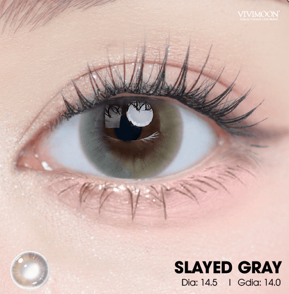 Slayed Gray - Vivimoon Breathable Contact Lens Slayed Gray