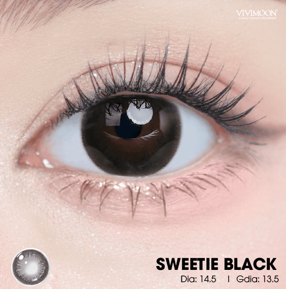 Sweetie Black - Vivimoon Breathable Contact Lens Sweetie Black