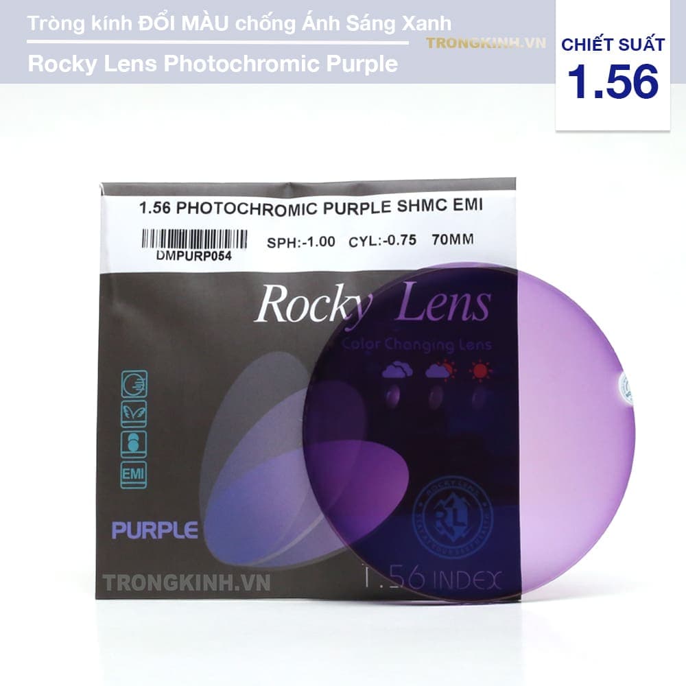 TRÒNG KÍNH ĐỔI MÀU TÍM TRENDY ROCKY