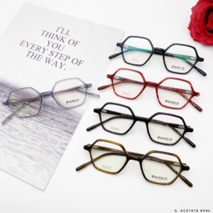 GỌNG KÍNH MẮT VUÔNG DESIGN. CAO CẤP ACETATE 8094