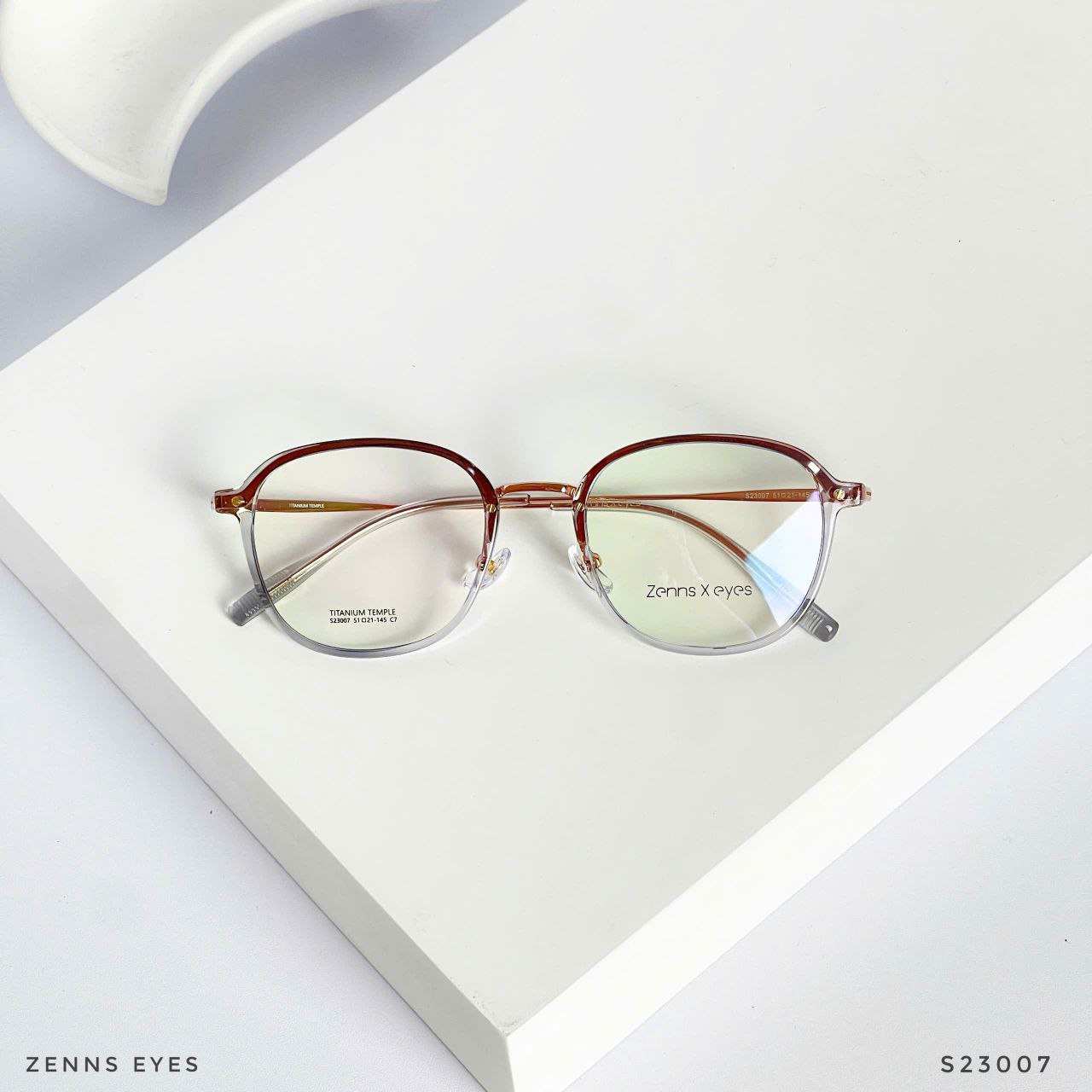 GỌNG VUÔNG BO MỀN – TRẺ TRUNG HỢP MỌI STYLE S23007