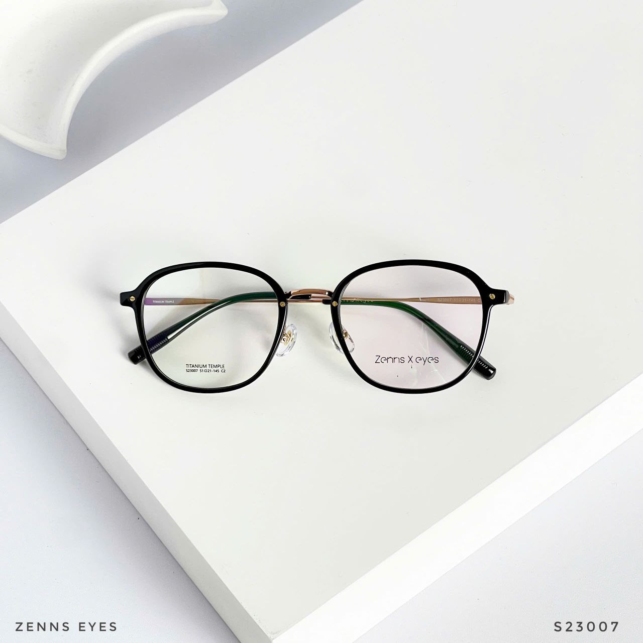 GỌNG VUÔNG BO MỀN – TRẺ TRUNG HỢP MỌI STYLE S23007