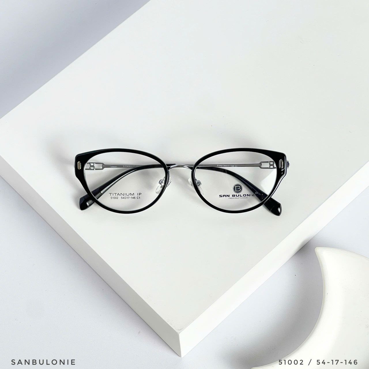 KÍNH MẮT MÈO TITANIUM - TÔN MẶT, THỜI TRANG 51002