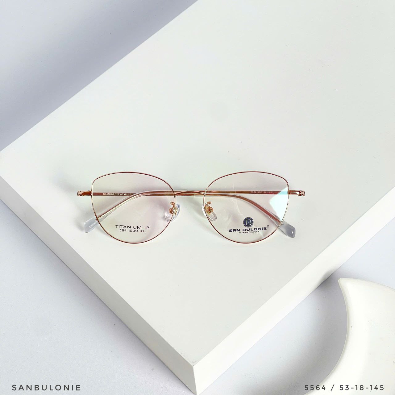 GỌNG KÍNH MẮT MÈO – NÂNG THẦN THÁI, CỰC TÔN MẶT 5564