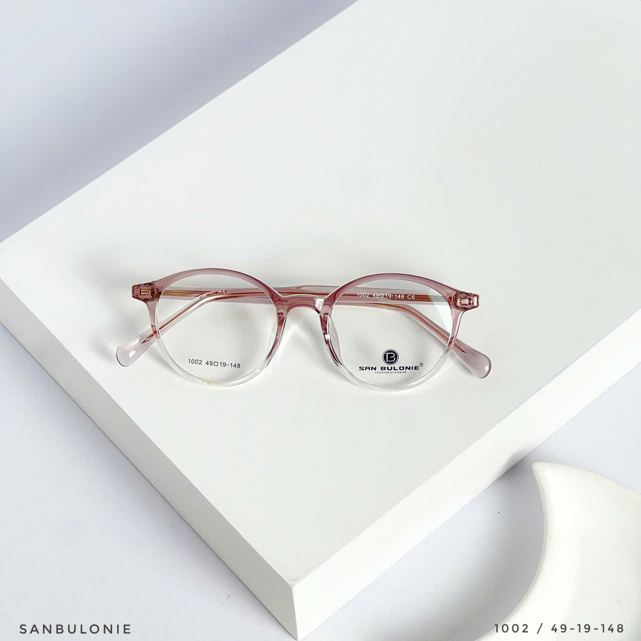 Kính Tròn SANBULONIE 1002 – Nhựa Dẻo Siêu Nhẹ, Đeo Cả Ngày Không Mỏi