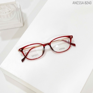 GỌNG KÍNH TITANIUM DÁNG VUÔNG BO TRÒN HIỆN ĐẠI – THANH LỊCH, DỄ ĐEO MỖI NGÀY | ANESSA 8240