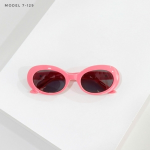 KÍNH RÂM TRẺ EM – DÁNG OVAL THỜI TRANG, CHỐNG TIA UV, NHẸ & AN TOÀN CHO BÉ -  MODEL 7-129