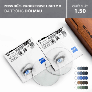 ĐA TRÒNG ĐỔI MÀU ZEISS LIGHT 2 D PHOTOFUSION X 1.50