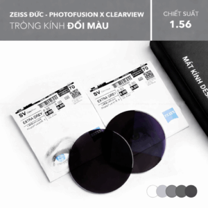 TRÒNG KÍNH ĐỔI MÀU ZEISS PHOTOFUSION X CLEARVIEW 1.56