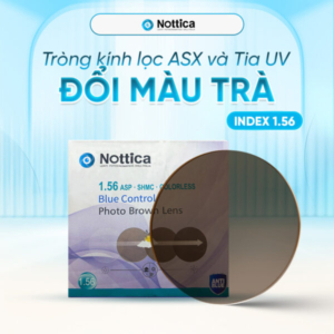 Nottica N5 Jelly Series – Đổi Màu Trendy, Chống Ánh Sáng Xanh / 1.56 ASP Đổi Màu Trà